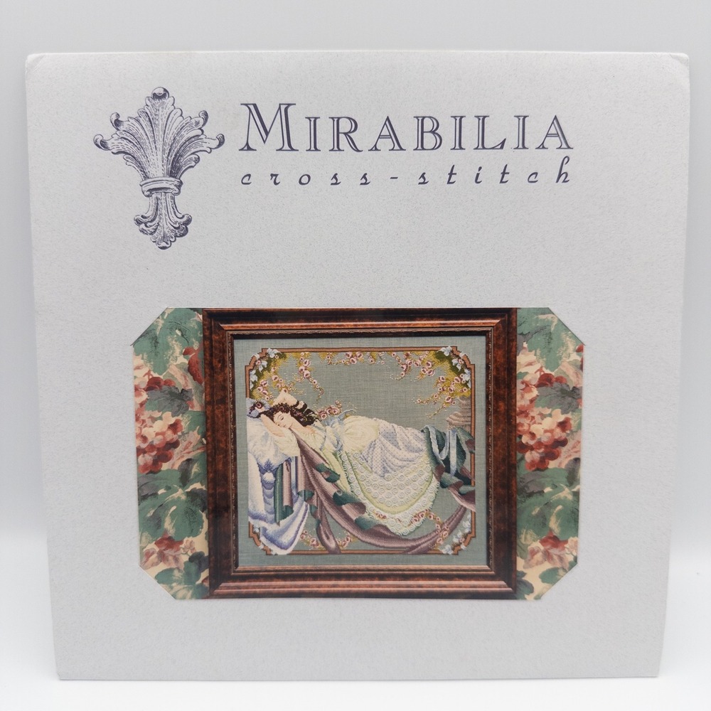 NIP Vtg Mirabilia Sleeping Beauty Cross Stitch Pattern Nora Corbett MD-5 1994